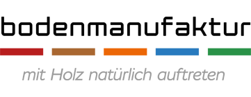 Schwarzes Logo Bodenmanufaktur Metzger